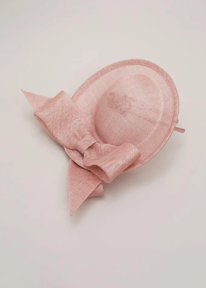 Women Phase Eight Fascinators and Hats Double Bow Mini Disc Fascinator