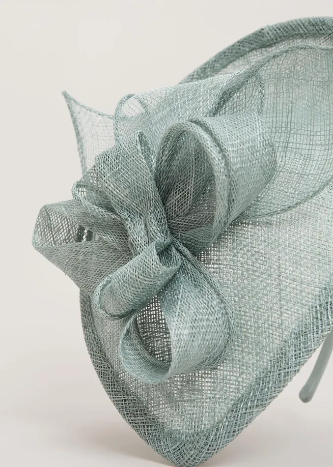 Women Phase Eight Fascinators and Hats Green Oval Mini Fascinator