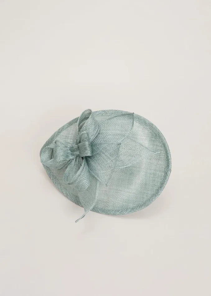Women Phase Eight Fascinators and Hats Green Oval Mini Fascinator