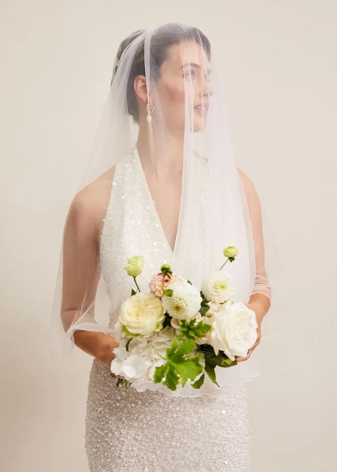 Women Phase Eight Fascinators and Hats Short Double Tier Veil
