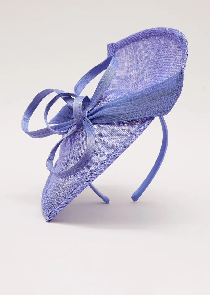 Women Phase Eight Fascinators and Hats Silk Bow Twist Disc Fascinator