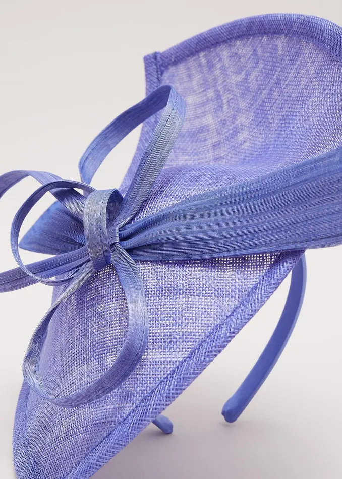 Women Phase Eight Fascinators and Hats Silk Bow Twist Disc Fascinator
