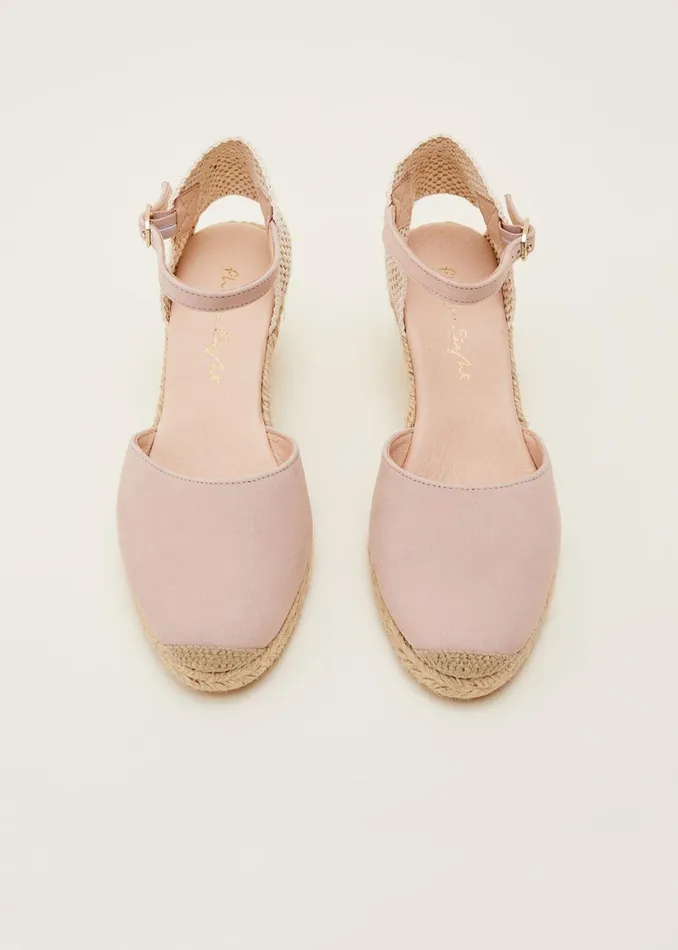 Women Phase Eight Heels Strap Wedge Espadrille