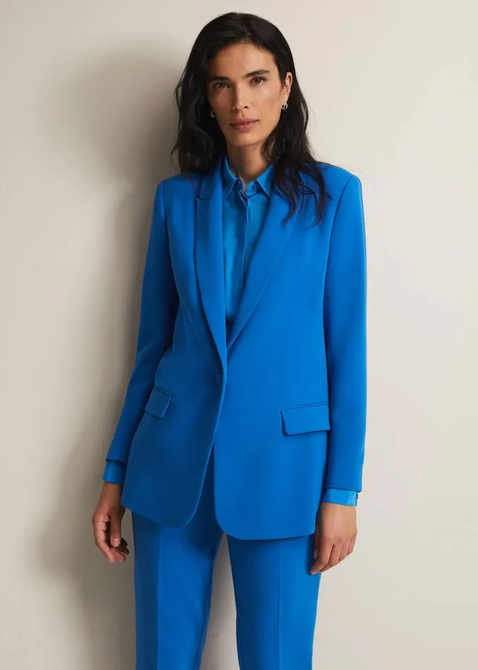 Women Phase Eight Jackets Brinley Cobalt Blazer