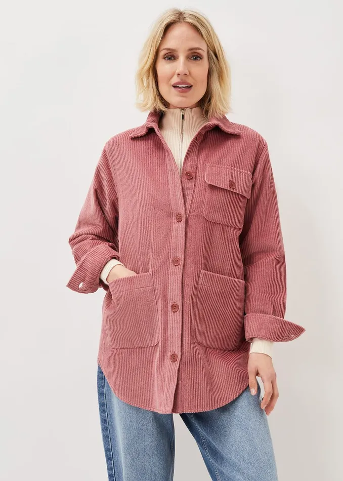 Women Phase Eight Jackets Katrina Cord Shacket