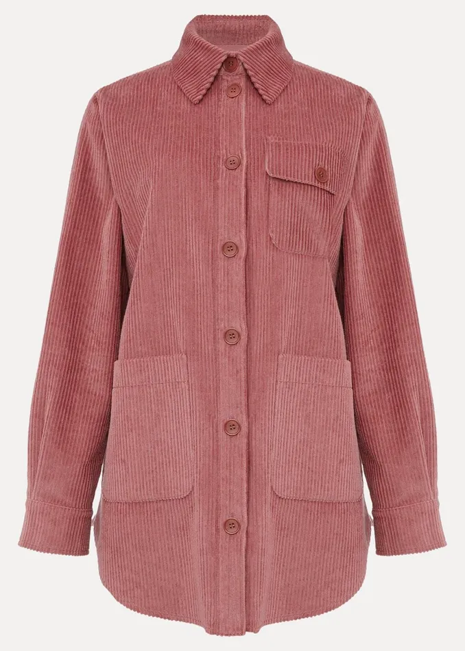 Women Phase Eight Jackets Katrina Cord Shacket