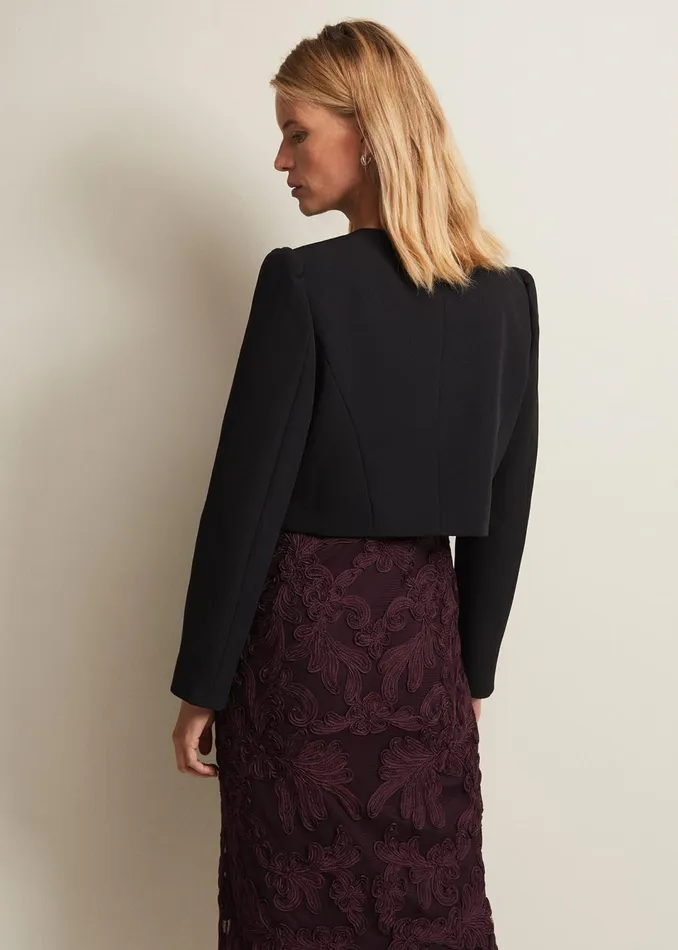 Women Phase Eight Jackets Nina Black Occasion Jacket