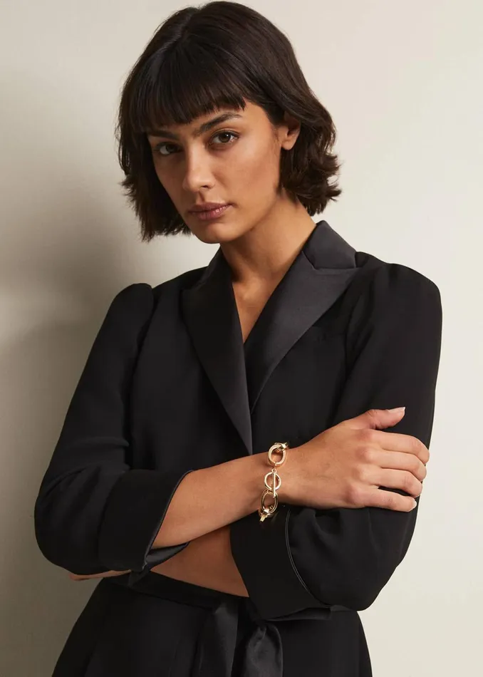 Women Phase Eight Jewellery Gold Chain Bracelet