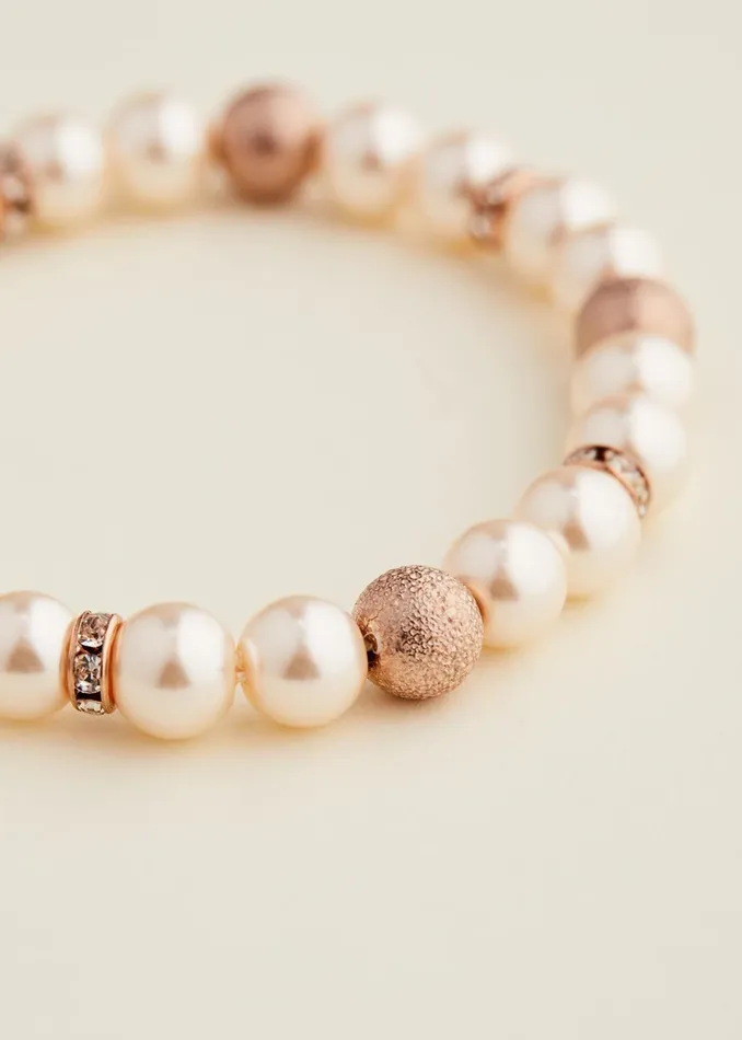 Women Phase Eight Jewellery Pearl And Stone Stretch Bracelet