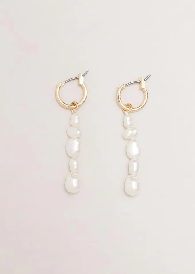 Women Phase Eight Jewellery Pearl Drop Chain Earrings