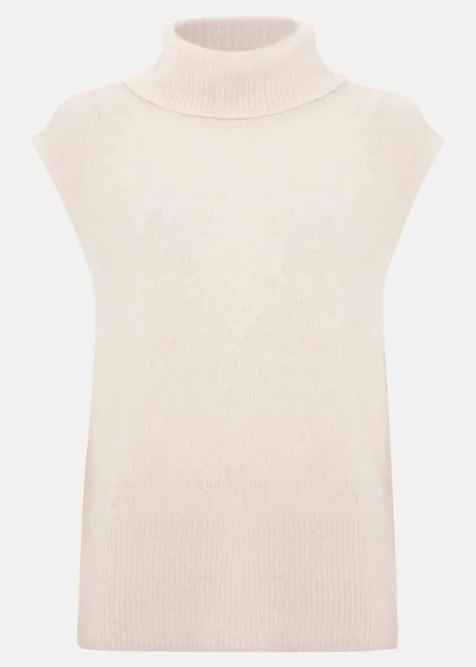 Women Phase Eight Knitwear Ginny Ivory Cowl Neck Tabard