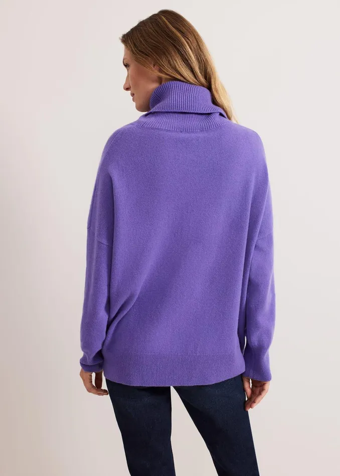 Women Phase Eight Knitwear Louanna Roll Neck Wool Cashmere Jumper