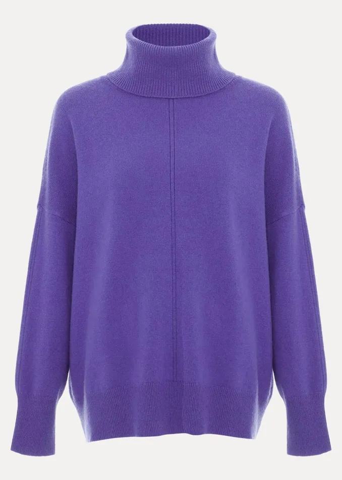 Women Phase Eight Knitwear Louanna Roll Neck Wool Cashmere Jumper