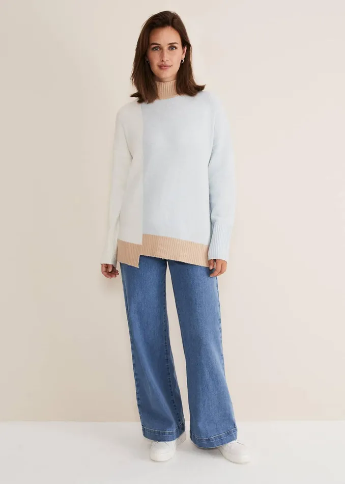 Women Phase Eight Knitwear Mariella Cosy Asymmetric Jumper