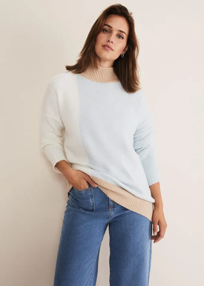 Women Phase Eight Knitwear Mariella Cosy Asymmetric Jumper