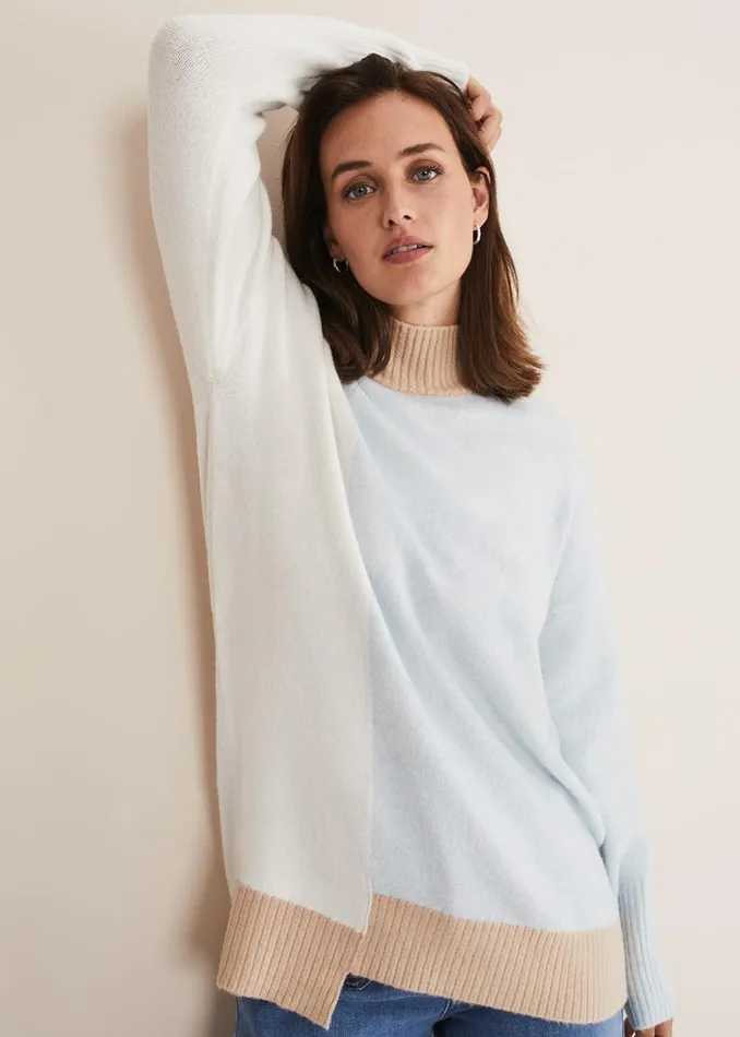Women Phase Eight Knitwear Mariella Cosy Asymmetric Jumper
