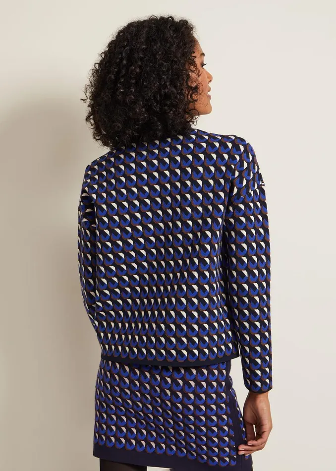 Women Phase Eight Knitwear Nicole Geo Twin Set Jumper