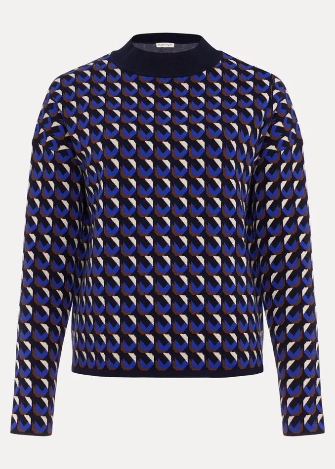 Women Phase Eight Knitwear Nicole Geo Twin Set Jumper