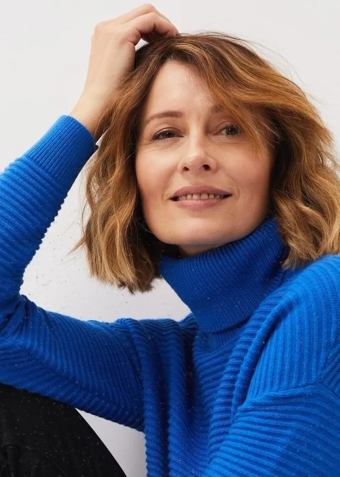 Women Phase Eight Knitwear Rocco Ribbed Roll Neck Jumper