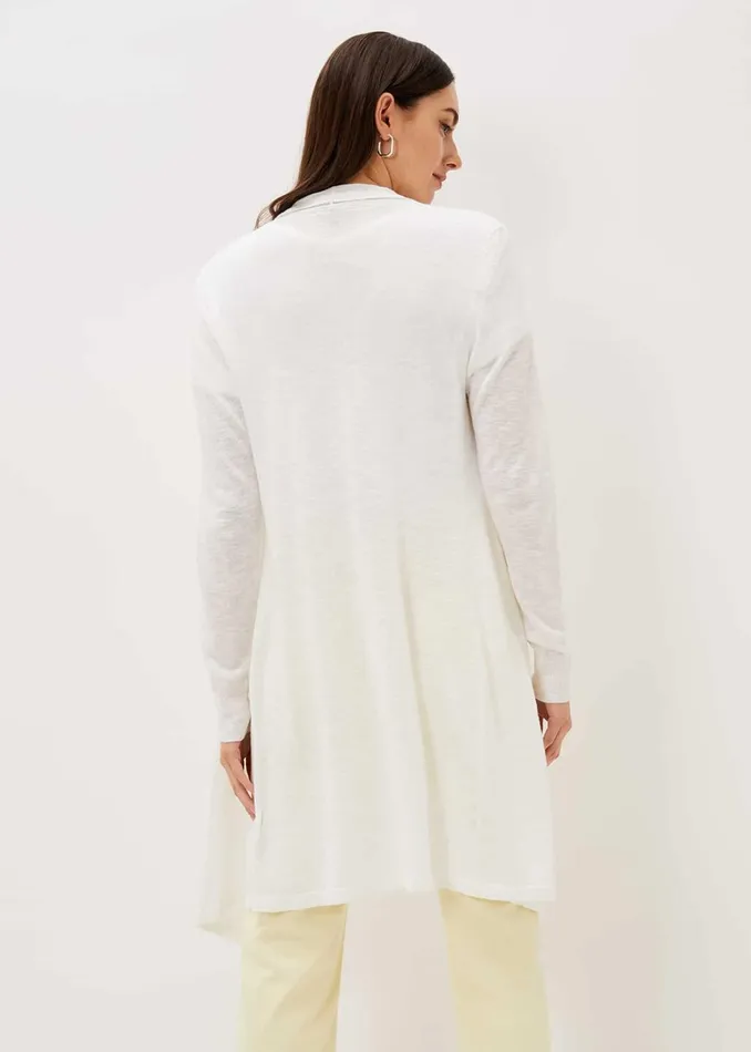 Women Phase Eight Knitwear Sola Waterfall Linen Cardigan