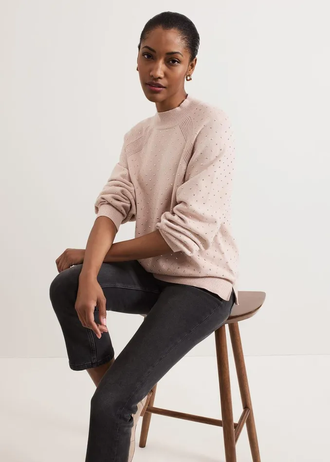 Women Phase Eight Knitwear Tala Hotfix Knit Jumper