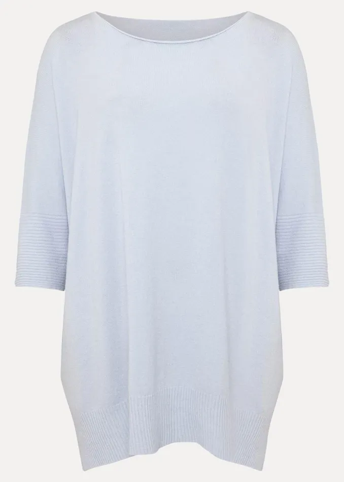Women Phase Eight Knitwear Zienna Light Blue Jumper