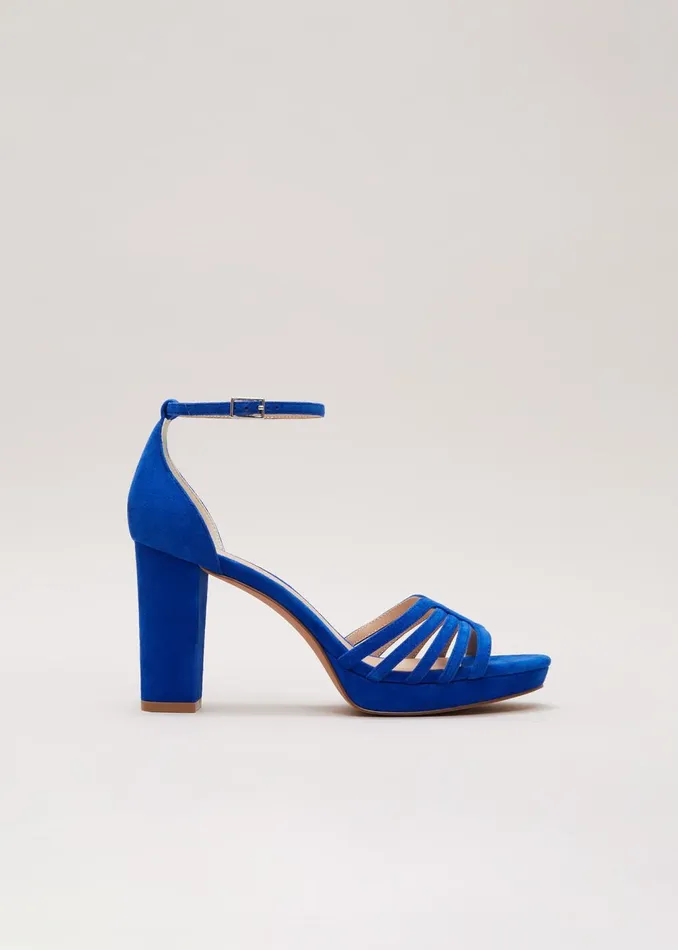 Women Phase Eight Occasion Shoes Strappy Platform Heel