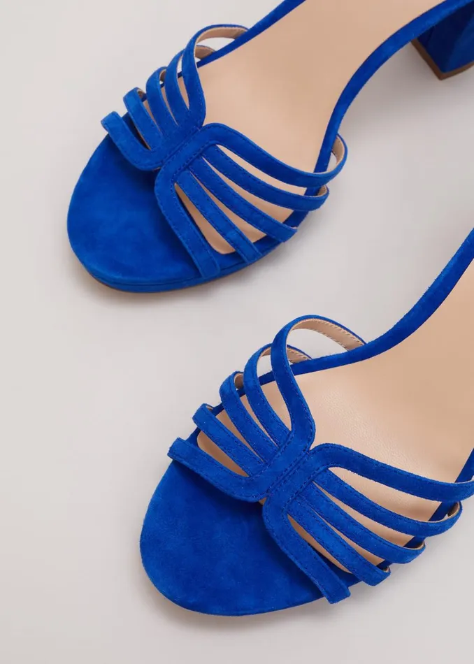 Women Phase Eight Occasion Shoes Strappy Platform Heel