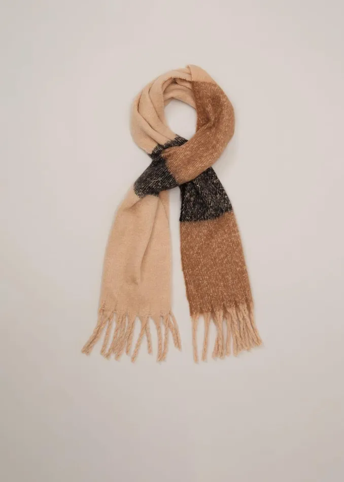 Women Phase Eight Scarves Oversized Stripe Brushed Scarf