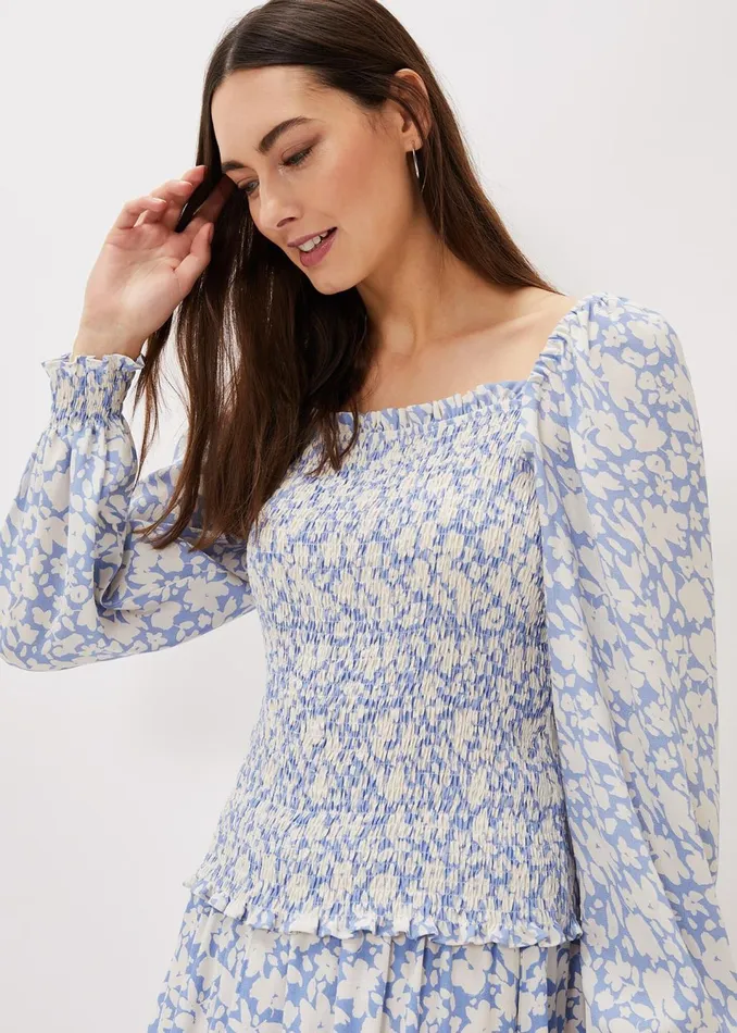 Women Phase Eight Shirts and Blouses Esty Square Neck Blouse