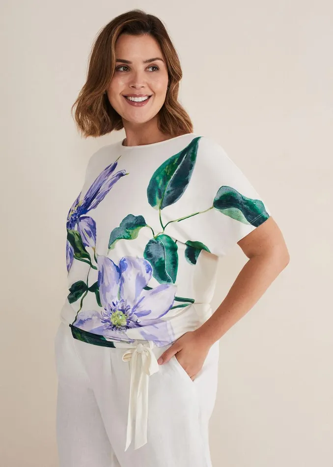Women Phase Eight Shirts and Blouses Fiorella Tie Front Top