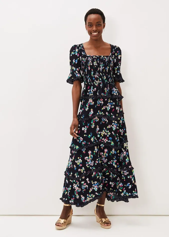 Women Phase Eight Shirts and Blouses Hudson Floral CoOrd Blouse