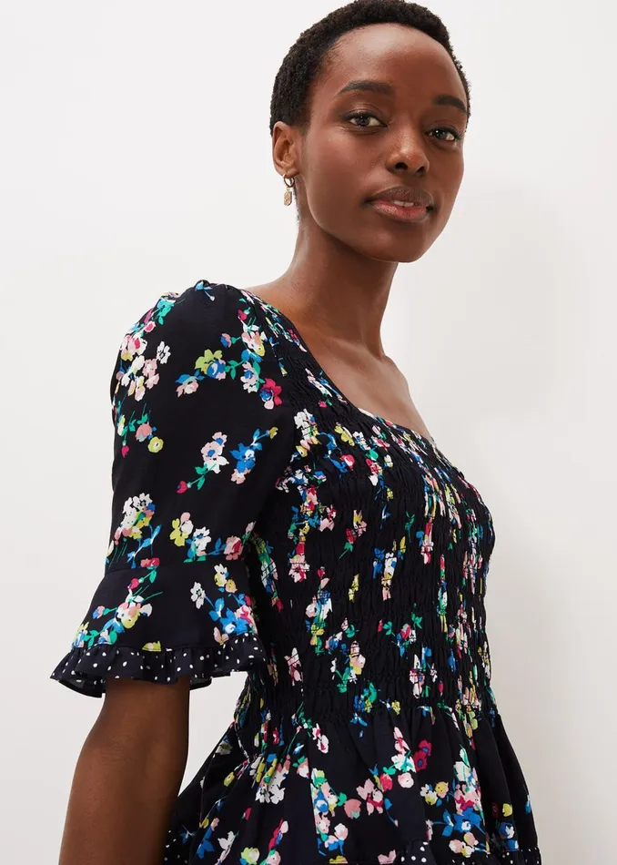 Women Phase Eight Shirts and Blouses Hudson Floral CoOrd Blouse