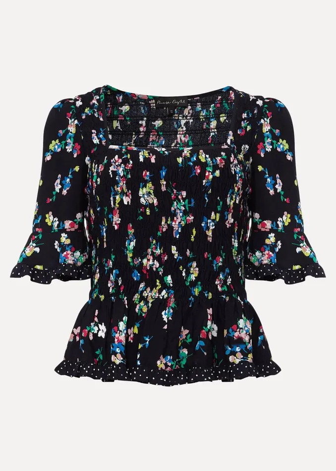 Women Phase Eight Shirts and Blouses Hudson Floral CoOrd Blouse