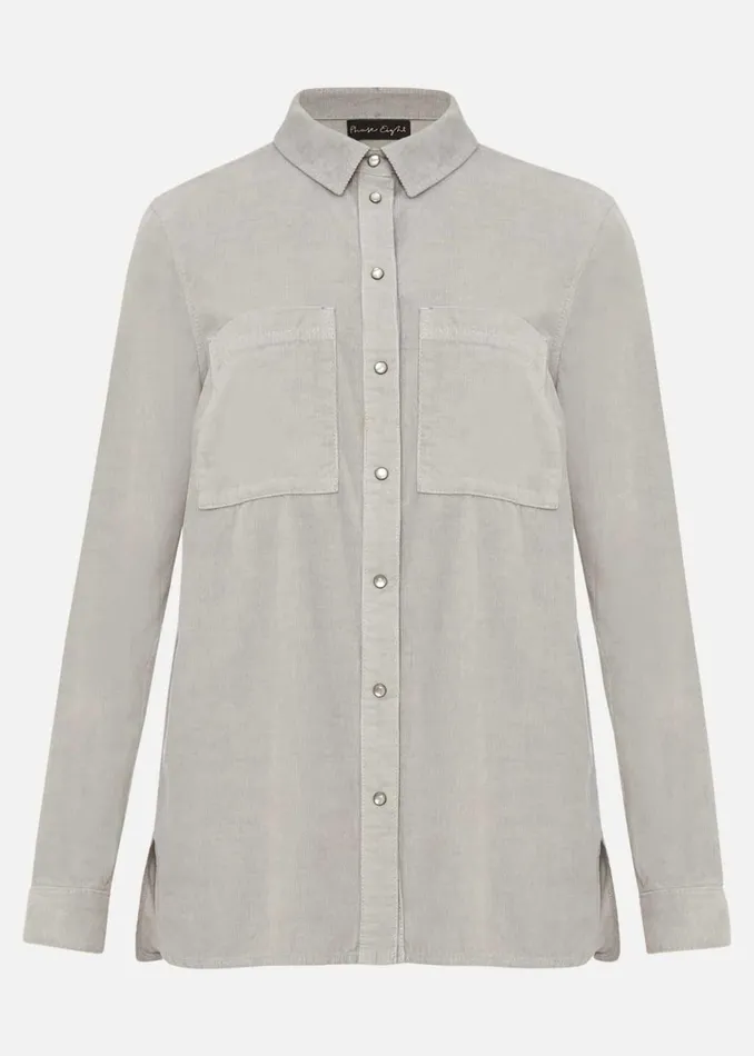 Women Phase Eight Shirts and Blouses Peggie Corduroy Oversized Shirt