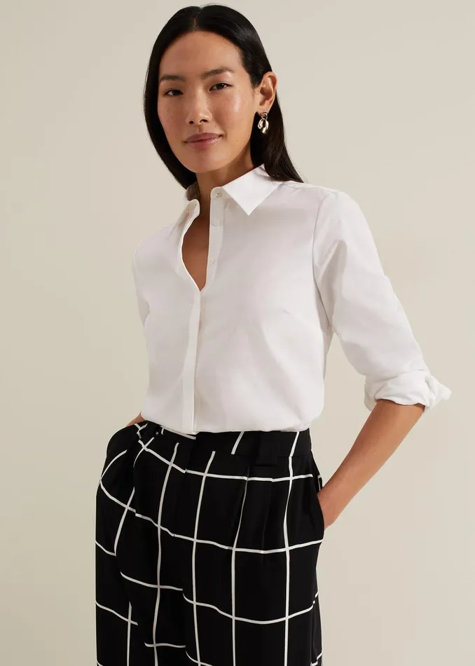 Women Phase Eight Shirts and Blouses The White Shirt