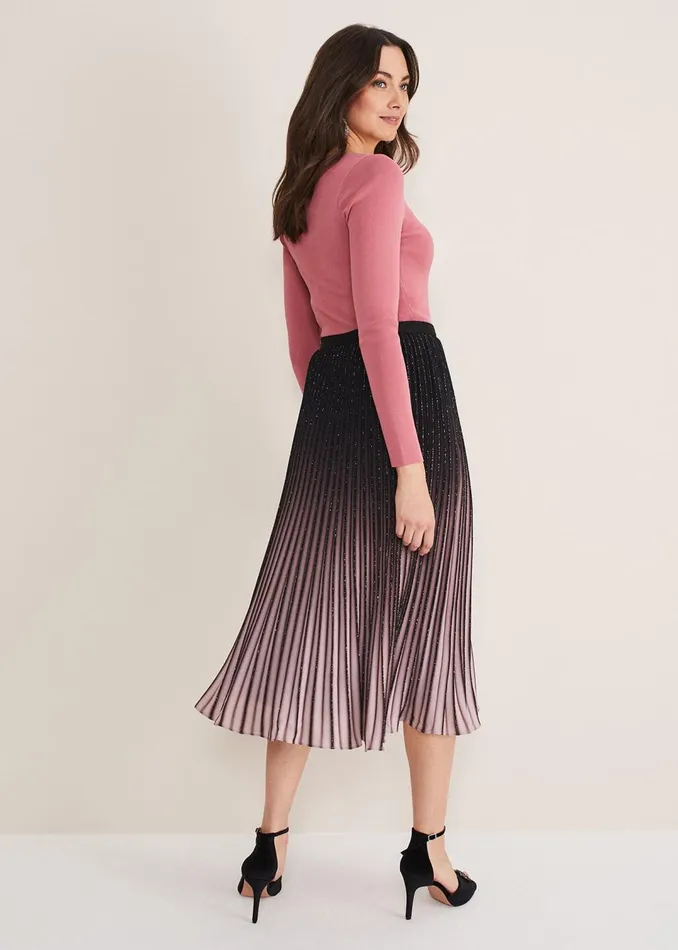 Women Phase Eight Skirts Estella Ombre Midi Skirt