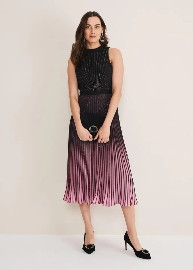 Women Phase Eight Skirts Estella Ombre Midi Skirt