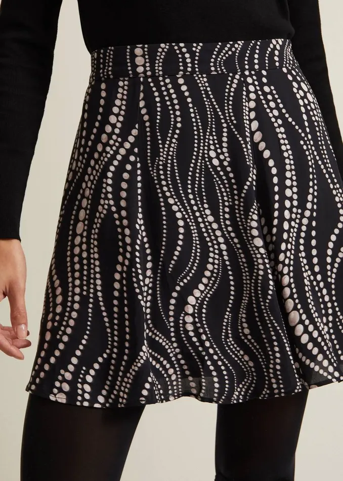 Women Phase Eight Skirts Ilaria Flippy Mini Pearl Print Skirt