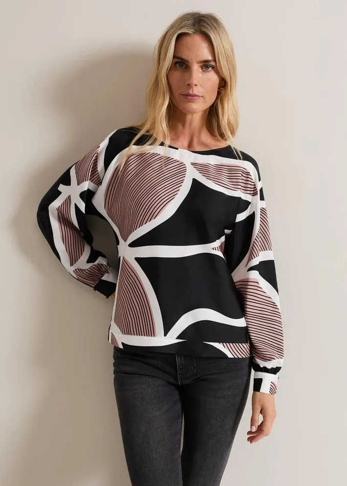 Women Phase Eight Tops and TShirts Alora Swirl Print Top