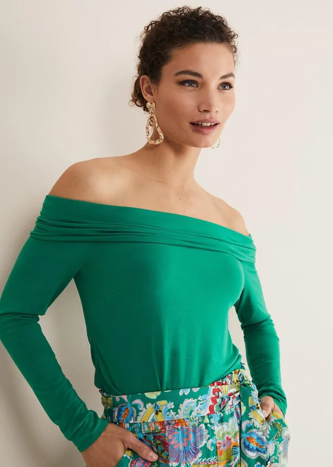 Women Phase Eight Tops and TShirts Emili Bardot Top