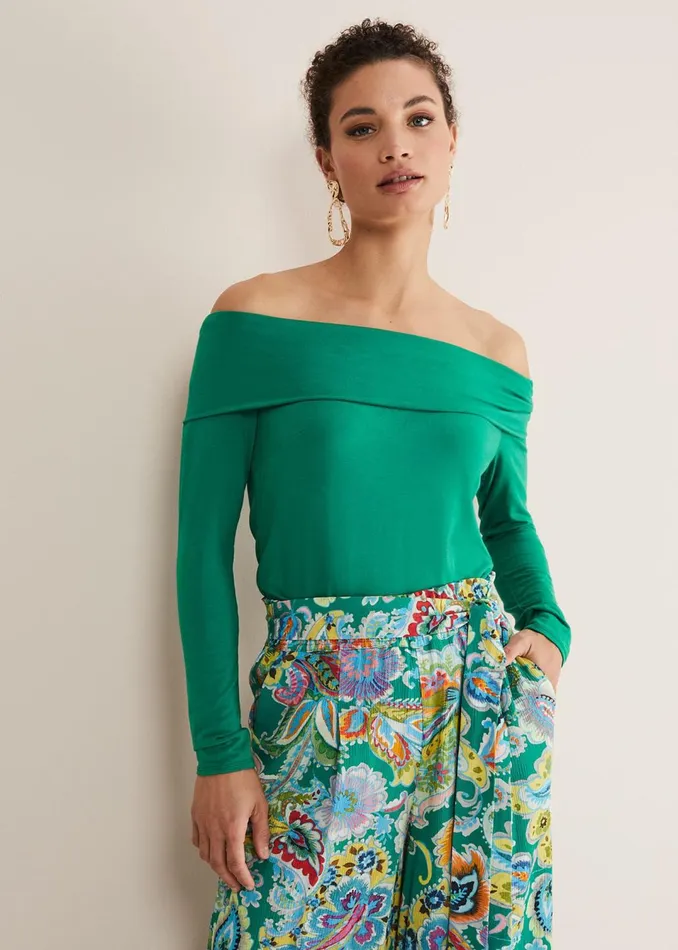 Women Phase Eight Tops and TShirts Emili Bardot Top