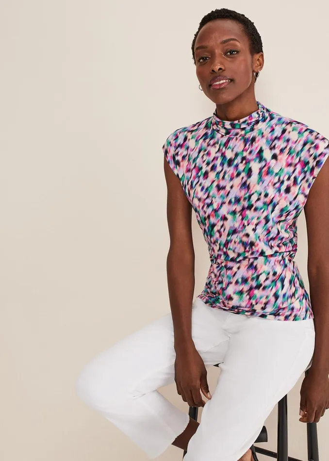 Women Phase Eight Tops and TShirts Karelena High Neck Top