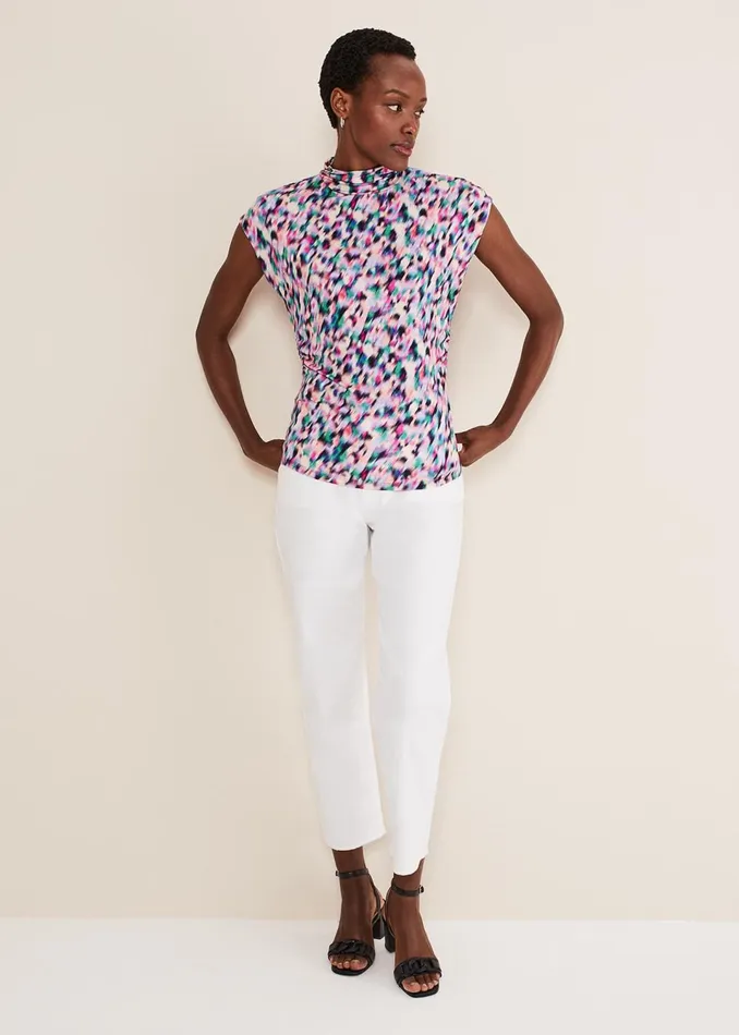 Women Phase Eight Tops and TShirts Karelena High Neck Top