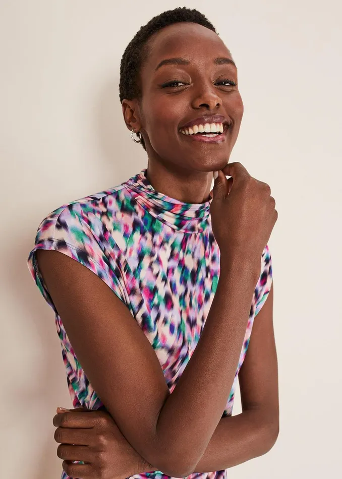Women Phase Eight Tops and TShirts Karelena High Neck Top