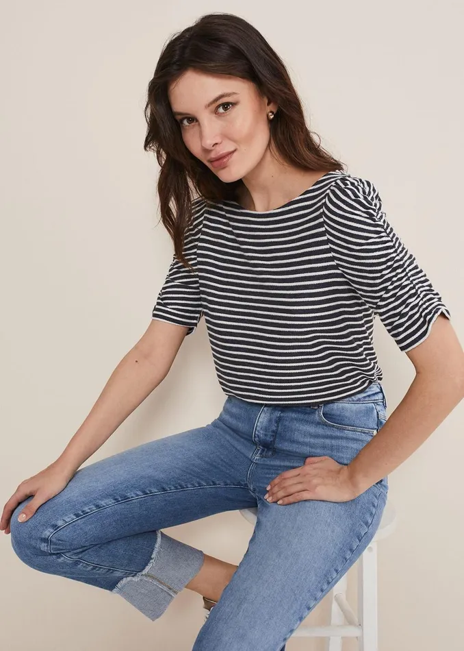 Women Phase Eight Tops and TShirts Karla Striped Top