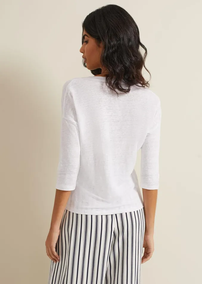 Women Phase Eight Tops and TShirts Leah Linen Top