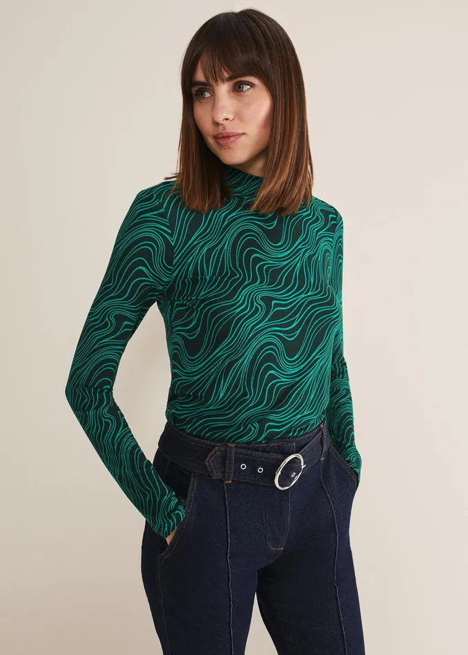 Women Phase Eight Tops and TShirts Macey High Neck Top