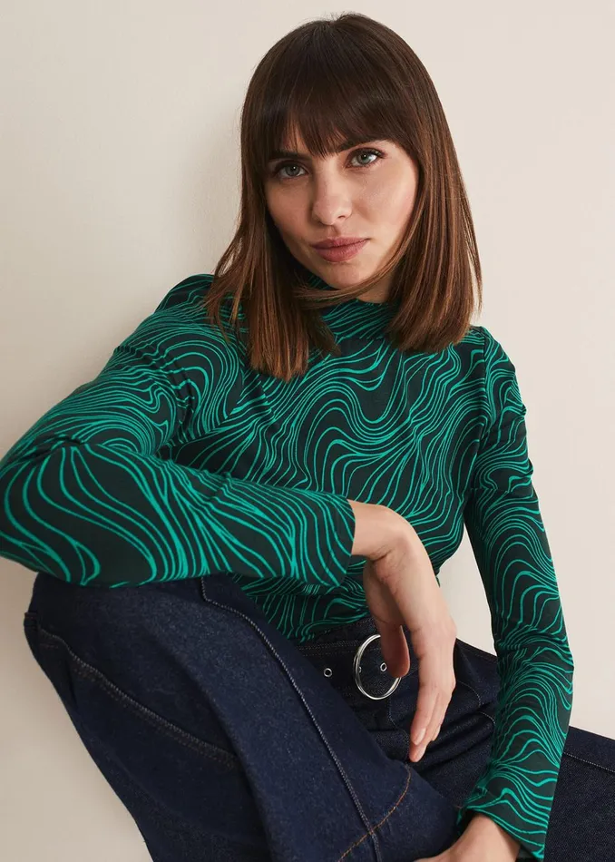 Women Phase Eight Tops and TShirts Macey High Neck Top