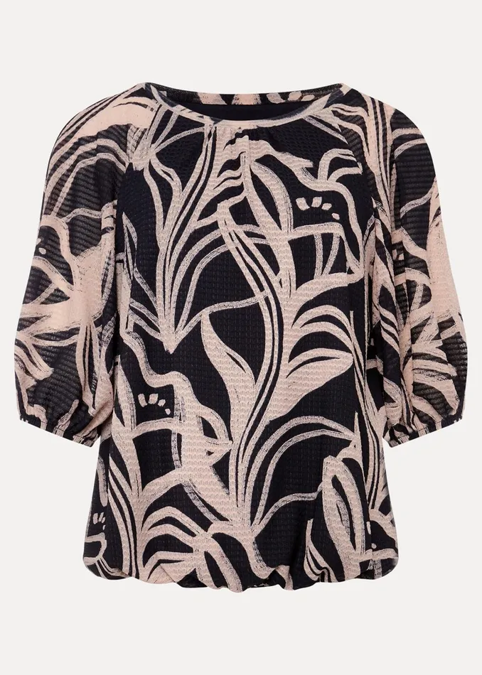 Women Phase Eight Tops and TShirts Meda Print Balloon Sleeve Top